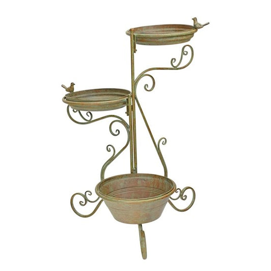 Birdbath, Feeding Bowl and Planter